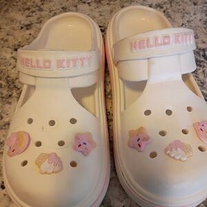 Hello Kitty Kids Shoes - White and Pink
